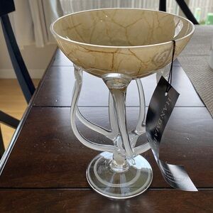 NWT Zorza Hand Made Poland Art Glass Bowl!